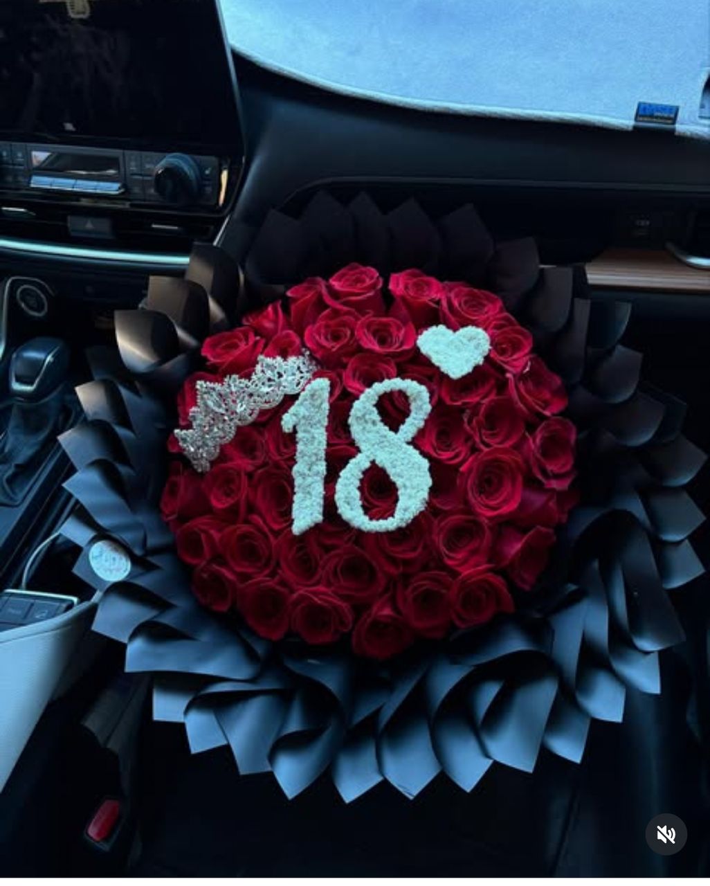 Elegant 18th Birthday Rose Bouquet